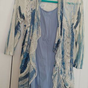 Two piece Cami with cardigan